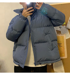 LAPPSTER Men Harajuku Colorful Bubble Coat Winter Jacket 2020 Mens Streetwear Hip Hop Parka Korean Black Clothes Puffer Jackets