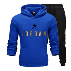 New Fashion Mens Clothing Pullovers Sweater Cotton Men Tracksuits Hoodie Two Pieces + Pants Sports Shirts Fall Winter Track suit