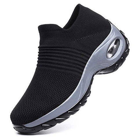 Running Sneakers Fashion Breathable Mesh Casual Shoes Platform Sneakers Men Platform Slip-On Sneakers Walking  Women Shoes